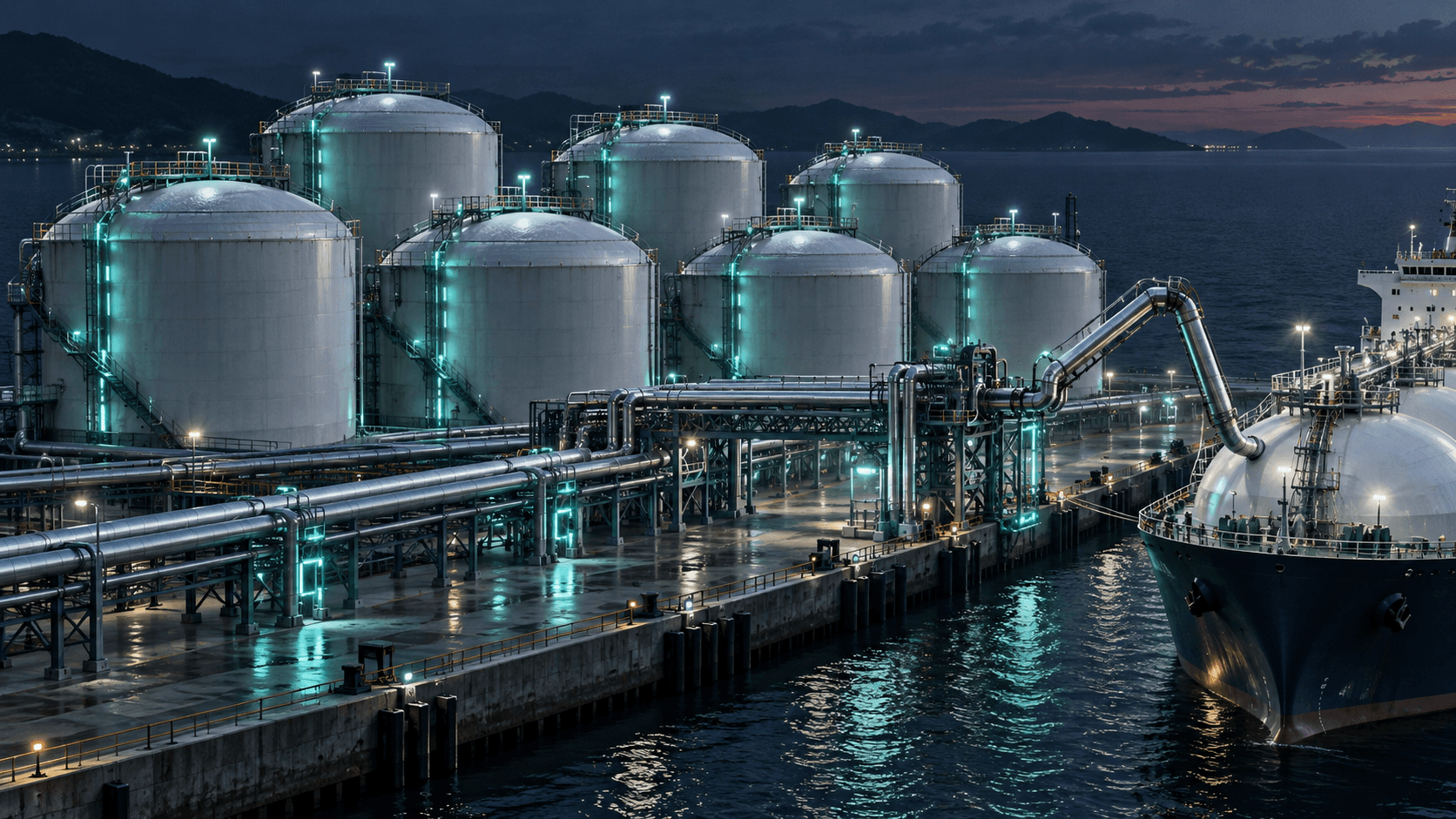 On-site liquid CO₂ tanks and ship loading