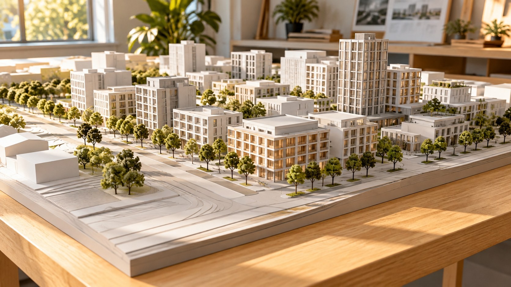 3D building models built from surveying data