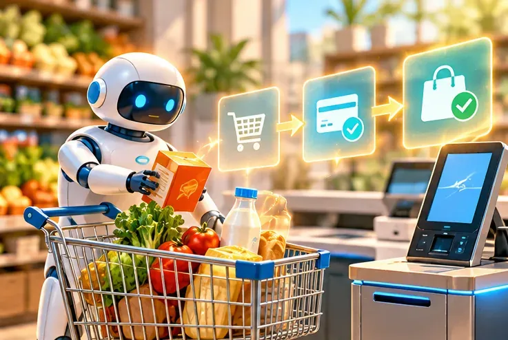 AI illustration: Agentic checkout