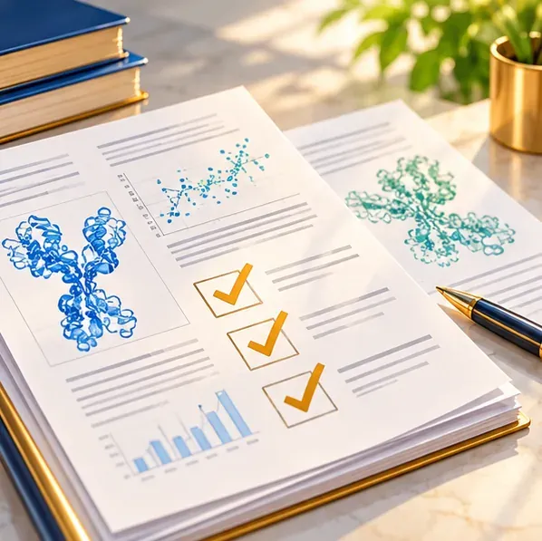 AI illustration: Document review